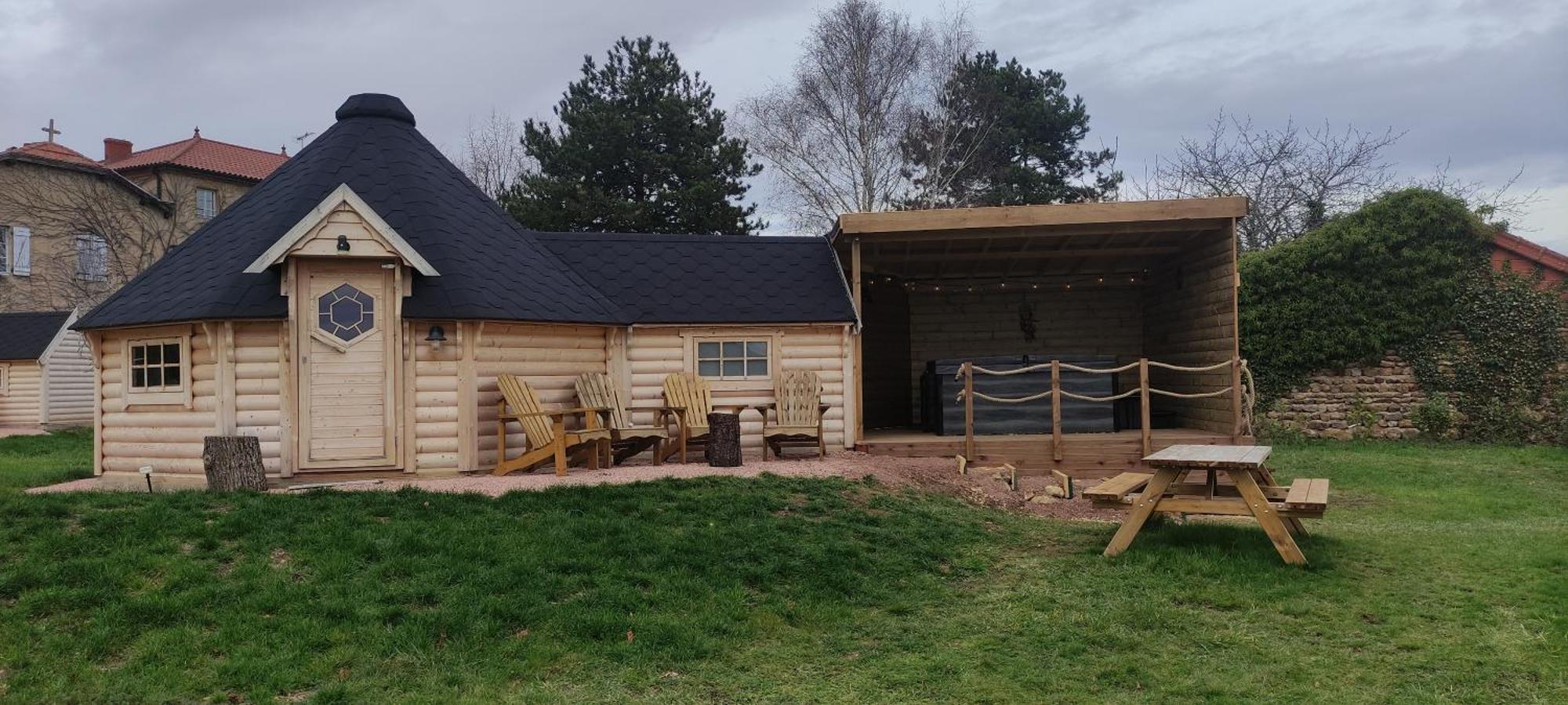 Les Cabanes Du Grand Nord Pradines  Buitenkant foto