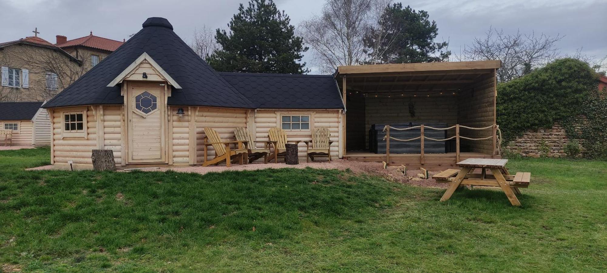 Les Cabanes Du Grand Nord Pradines  Buitenkant foto